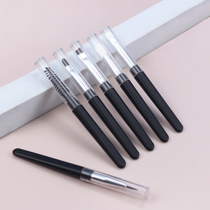 Brosse à cils incurvée de haute qualité en gros, brosse à <span class=keywords><strong>l</strong></span>èvres mini avec capuchon, applicateur de mascara, brosse à cils avec capuchon - Product Image 3