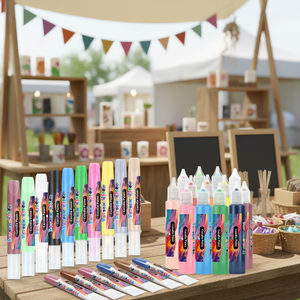 Juego de 24 Rotuladores de Óxido de Hierro Orgánico No Tóxico de 30 ml, Pigmento de Recubrimiento para Pintar Velas, Diseño de Velas para Bodas, Decorativo - Product Image 1