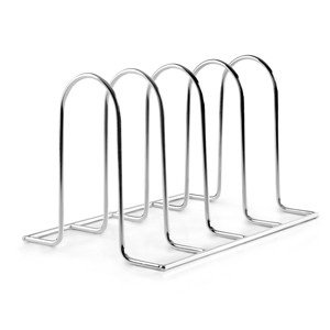Organizzatore per sigillatrici sottovuoto in acciaio inossidabile a 5 scomparti per uso sul piano di lavoro della cucina - Product Image 1