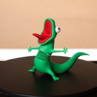 Beaver Transformation Project Lizard Tom Merchandise Articulated Spring Toy Funny Internet-Famous Stall Bestseller 3D-Printed