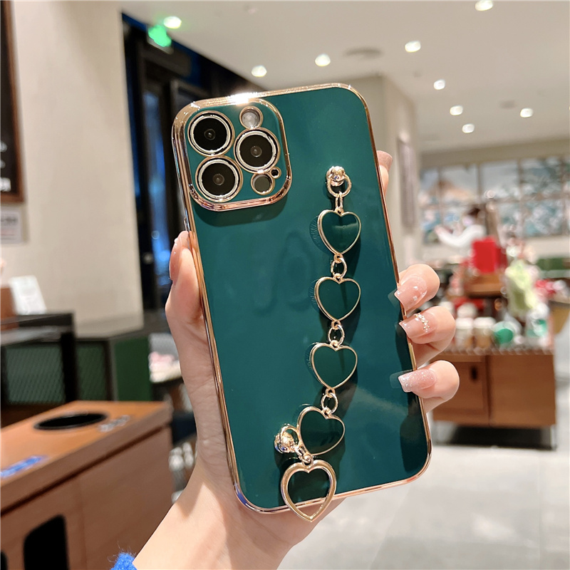 Corazón verde brillante