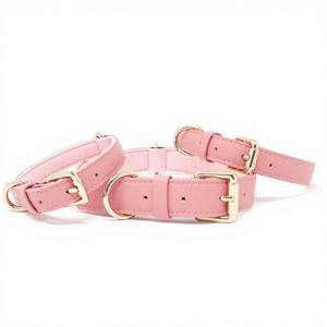 <span class=keywords><strong>Collar</strong></span> de Cuero Vegano Acolchado de Lujo, Personalizado, de 2 Pulgadas de Ancho, Ajustable e Impermeable para Perros Pequeños - Product Image 1