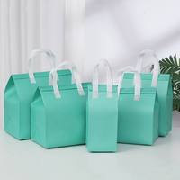 Sac de pique-nique isotherme à pois violet personnalisé pour le déjeuner Matériau non tissé durable Broderie à la mode Pizza Glace Nourriture Boissons Gâteau