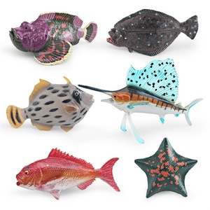 Modelli di animali marini Xinhen per simulazioni transfrontaliere: pesce-sabbia, stella marina, pesciolino rosso, pesce-pietra, merluzzo, pesce a vela, decorativi - Product Image 2
