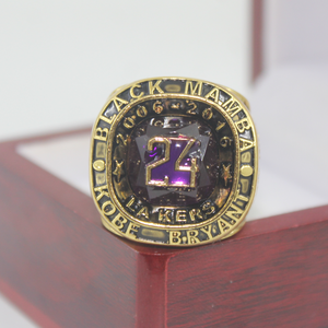Bague de championnat des <span class=keywords><strong>Lakers</strong></span> de Los Angeles personnalisable en gros, années 1996 à 2006, n° Bague commémorative de <span class=keywords><strong>Kobe</strong></span> <span class=keywords><strong>Bryant</strong></span>, <span class=keywords><strong>24</strong></span>, tendance - Product Image 1