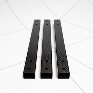 Tige carrée en feutre de carbone SHENYU 3K, haute résistance, légère, épaisseur 5 mm, pour cadres industriels, projets DIY et composants mécaniques - Product Image 1