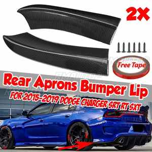 Left+Right <b>Car</b> Rear Bumper Lip <b>Diffuser</b> Lip Spoiler Protector Guard <b>for</b> Dodge <b>for</b> Charger SRT RT SXT 2015 2016 2017 2018 2019 - Product Image 1