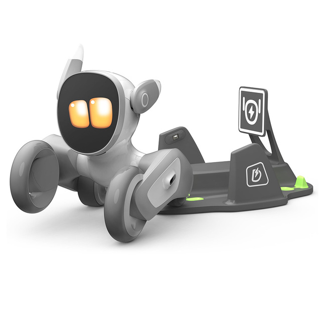 Loona Robot Pet Dog ChatGPT-4o Smart Ai Voice Gesture Control OLED Display Wi-Fi 32GB Storage 1GB RAM Kids Home Android OS Quad