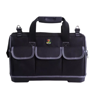 Sac à outils multifonctionnel épaissi, grand format, imperméable, 30x20x20cm, en tissu Oxford, résistant à l'usure, avec fermeture éclair pour le travail du bois - Product Image 2
