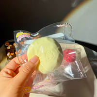 Kue Susu Stroberi Model Makanan TPR Slow-Rising Fidget Single Imitative Snack Hand Play Piece untuk Usia 14 Tahun ke Atas