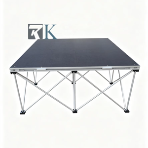 Scène mobile légère, plateforme de scène pliable en alliage d'aluminium pour événements en plein air - Product Image 1