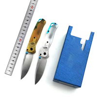 Bm535 S30v acier couteau pliant Pel acrylique poignée couteau de poche couteau de chasse en plein air Camping tactique Edc outil