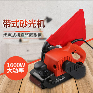 เครื่องขัดสายพานกระดาษทรายแบบมือถือ1650W 230V เครื่องขัดพื้นผิวงานไม้ Sx40 3อุตสาหกรรม - Product Image 2