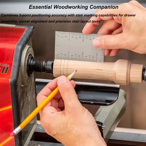 Regla Cuadrada, Regla de Carpintero de Acero Inoxidable, Regla Cuadrada para Marcar Escaleras y Esquinas - Product Image 4