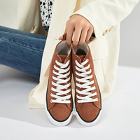 Chaussures de marche en toile vulcanisées classiques personnalisées de l'usine de Wenzhou, chaussures montantes pour hommes et femmes unisexes