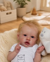 20 Zoll Lebensechte Reborn-Babypuppe aus Weichem Vinyl Realistische Neugeborenen-Puppe Spielzeug für Kinder Geschenk Großhandel Individuell Anpassbar