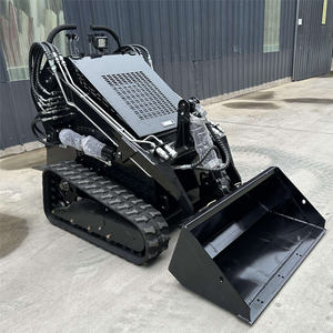 Mini-chargeuse compacte sur chenilles à moteur essence CE EPA, livraison gratuite, pour travaux de terrassement - Product Image 4