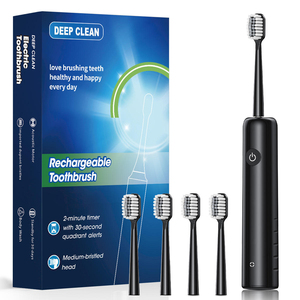 Emballage anglais – Ne pas acheter – Brosse à dents électrique rechargeable Royall de l'usine chinoise – Nouvelle technologie à lévitation magnétique transfrontalière – Nettoyage en 2 minutes - Product Image 4