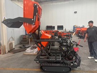 Nouveau Transporteur à Chenilles Mini Dumper Euro5 à Essence 9HP 4x2, Capacité de Charge 500-1000KG