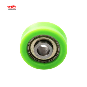 Rueda de Puerta Corredera de Plástico y Nailon YCZCO, Venta Caliente en el Mercado Sudamericano, Rodamiento 628zz No Estándar, Verde Claro, Bajo Peso - Product Image 3