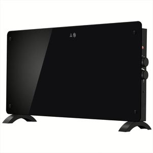 Chauffage infrarouge à convection mécanique autonome en verre, avec protection contre la surchauffe et fil chauffant – Meilleures ventes - Product Image 1