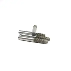Customized machined stainless steel external thread dowel pin Tapered pins