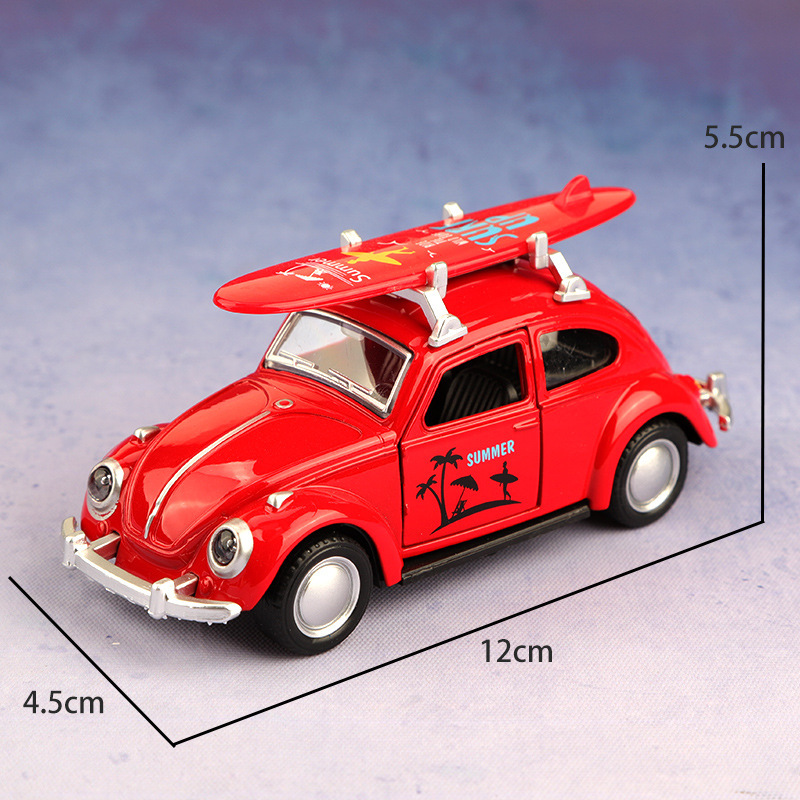 [Scatola Bianca Sigillata] Skateboard Auto d'Epoca Rosso