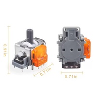 1 pièce pour Xbox/PRO TMR Joystick électromagnétique anti-drift à résistance magnétique 3D à effet Hall, en métal, orange