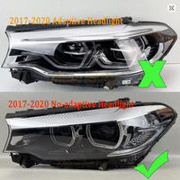 Kit d'installation DIY : Bande LED RGBW Magique Contrôlée par APP, Plaques DRL 12V pour Adaptateur de Phare Série 5 M5/F90/G30 540/G38
