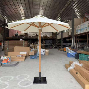 Venta al por mayor <span class=keywords><strong>de</strong></span> lujo moderno personalizado efecto madera <span class=keywords><strong>de</strong></span> teca patio paraguas parasol soporte UPF 50 + para hoteles <span class=keywords><strong>playa</strong></span> restaurante <span class=keywords><strong>piscina</strong></span> - Product Image 3
