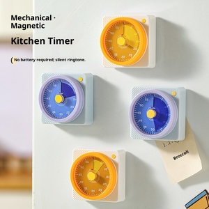 60Min Mechanische Kookwekker Met Sterke Magnetische Rug, 70db Luid Alarm Voor Koken, Bakken, Klaslokaal & Kantoor Gebruik Op Maat - Product Image 3