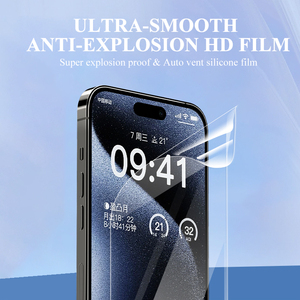 Protection d'écran en TPU ultra-fine 0,2 mm, anti-éclats, <span class=keywords><strong>film</strong></span> hydrogel souple pour joueurs, tactile sensible - Product Image 2