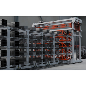 Profilo industriale sistema di magazzino in acciaio su misura tubi impilamento <span class=keywords><strong>rack</strong></span> per macchina di taglio Laser - Product Image 2