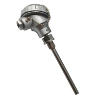 -200~500℃ Waterproof Temperature Transmitter with 4~20mA Output PT100 Thermistor Sensor OEM Customizable