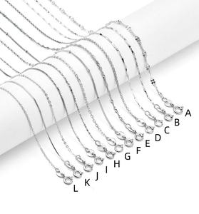 Cadena de Plata de Ley 925 Pura Variada al por Mayor Barata para la Fabricación de Joyas DIY - Product Image 3