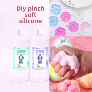 Kit de moulage en silicone DIY pour squishies patte de chat fait main, jouets mochi anti-stress pour enfants - Product Image 4