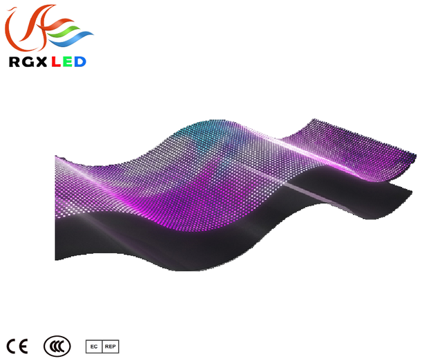 Indoor and Outdoor P40 LED Crystal Film Screen - an LED Transparent Display That Can Be Adhered to Glass Surfaces