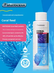 Nourriture concentrée liquide pour coraux à descente lente pour aquarium de poissons avec artemias, rotifères et plancton - en bouteille - Product Image 3