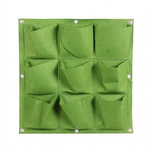 Factory Direct Sale of Felt Wall-mounted Pocket Garden Wall Large-mouth Planting Bag Plants Wall Garden Horticulture - Product Image 6