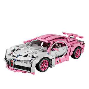 Compatible con el Control Remoto, Coche Deportivo de Ensamblaje, Juguete de Construcción de Plástico ABS, Coche de Carreras 1-14 <span class=keywords><strong>Bugatti</strong></span> - Product Image 5