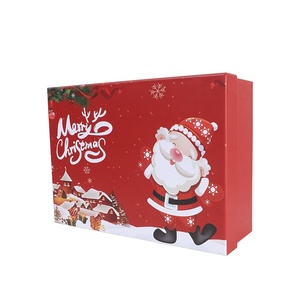 <strong>Wholesale</strong> Eco-friendly Recyclable Custom Printed <strong>Christmas</strong> <strong>Gift</strong> Folders with UV Coating Embossing Ribbon Bulk Candy Chocolate - Product Image 5