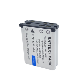 올림푸스 후지필름 펜탁스 카시오 호환 Li-42B Li-40B <span class=keywords><strong>EN</strong></span>-<span class=keywords><strong>EL10</strong></span> FNP-45 D-Li63 CNP-80 니콘에 대한 새로운 1200mAh 카메라 배터리 - Product Image 1