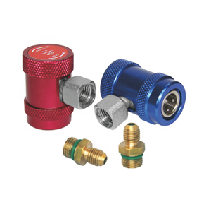 QC-ML QC-MH быстрой смены адаптеры коллектор автомобиля зарядка хладоагента кондиционера R134a Латунь быстрой смены навесного оборудования - Product Image 3