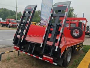 รถบรรทุกพื้นเรียบแบบแถวเดียว 4x2 ราคาโรงงาน พร้อมบันไดโลหะด้านหลัง กำลัง 170 แรงม้า รถก่อสร้างพื้นต่ำ - Product Image 6