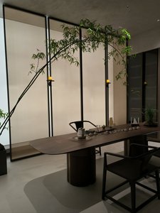 Tavolo da tè per sala da pranzo a grande strati in PVC resistente all'abrasione con superficie di vendita calda