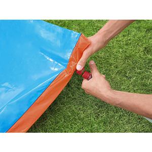 Pour la <span class=keywords><strong>piscine</strong></span> en tissu à double <span class=keywords><strong>toboggan</strong></span> en PVC <span class=keywords><strong>Bestway</strong></span> 52328 pour les jeux d'eau avec les enfants - Product Image 3