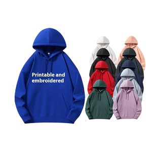 Autunno inverno marchio di moda <span class=keywords><strong>uomo</strong></span> personalizzato pesi massimi <span class=keywords><strong>con</strong></span> <span class=keywords><strong>cappuccio</strong></span> felpe ispessite tinta unita felpe <span class=keywords><strong>con</strong></span> stampa digitale - Product Image 1