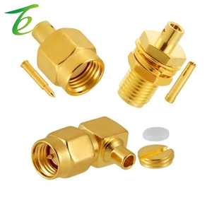 SMA nam và nữ nối rg405 sf086 bán linh hoạt Cáp doanh, SMA hàn nối với mạ vàng - Product Image 1