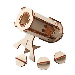 Mortier en bois <span class=keywords><strong>scientifique</strong></span> et technologique, modèle d'expérimentation manuel DIY, jouet d'invention pour enfants et garçons - Product Image 1