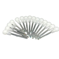 Flacon d'huile essentielle octogonal en verre avec bouchon à vis et bâtonnet applicateur, durable et personnalisable, disponible en 3ML, 6ML, 10ML, 12ML